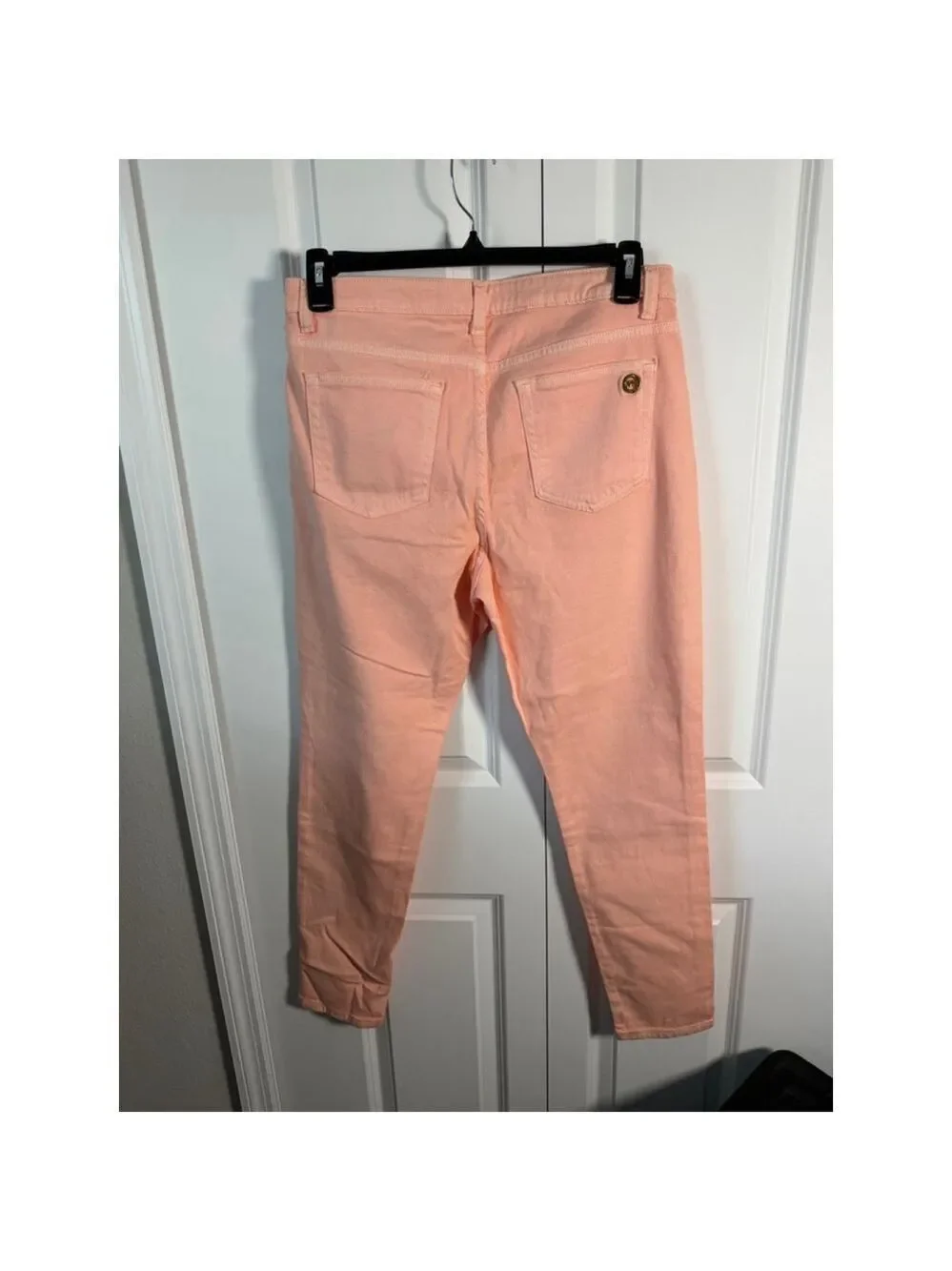 Michael Kors Izzy Skinny Peach Jeans Size 12